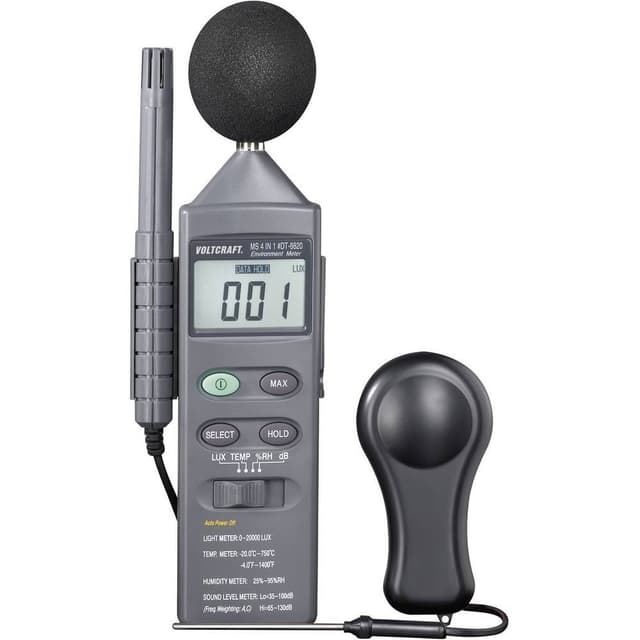 VOLTCRAFT DT 8820 Temperatur-måleudstyr