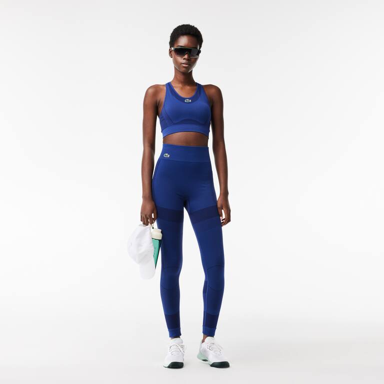Legging Sport absorbant et sans couture Pantalons de survêtement - Bleu - Lacoste - Femme