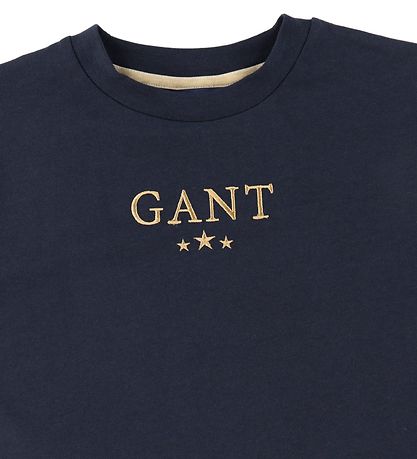 GANT T-Shirt - Sterne - Evening Blue