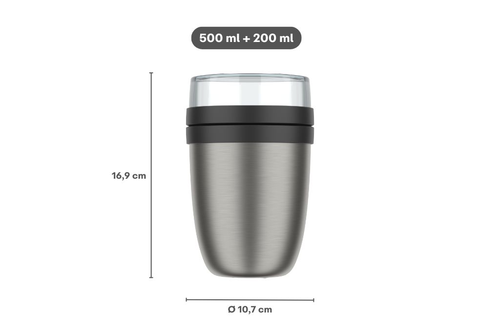 Mepal ellipse 500 ml isoleer lunchpot - nordic sage