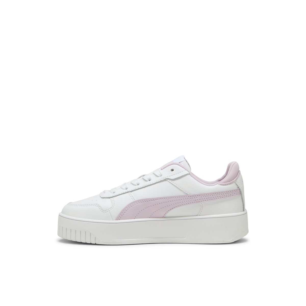 PUMA-Carinastl-jg-Baskets - Talon plat - Blanc