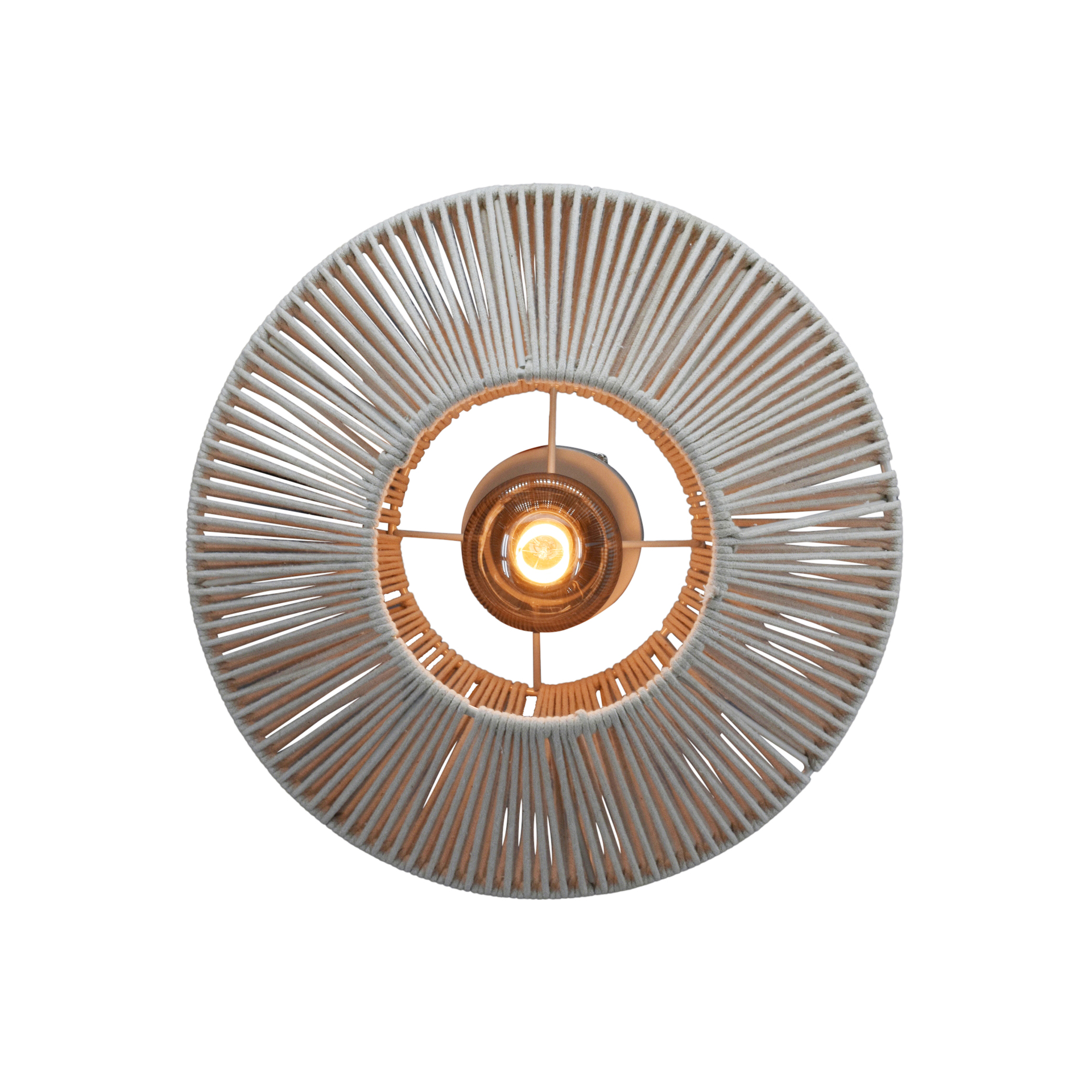 Wand / plafondlamp Owen beige small
