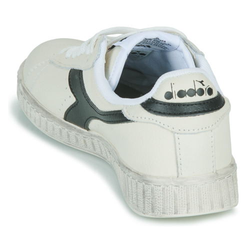 Diadora - GAME L LOW WAXED - Blanc / Noir