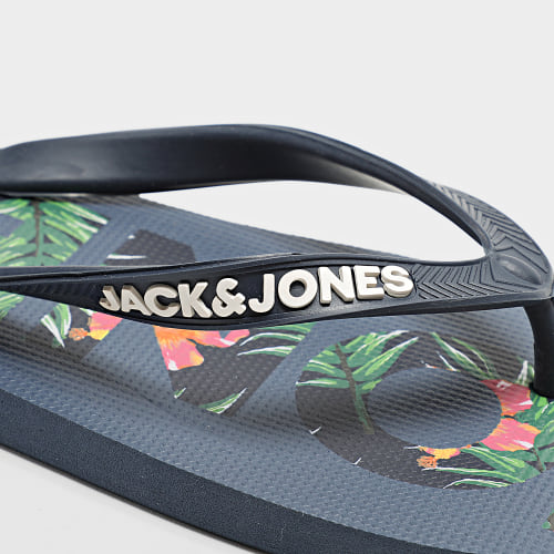 Tongs Logo Palm Bleu Marine