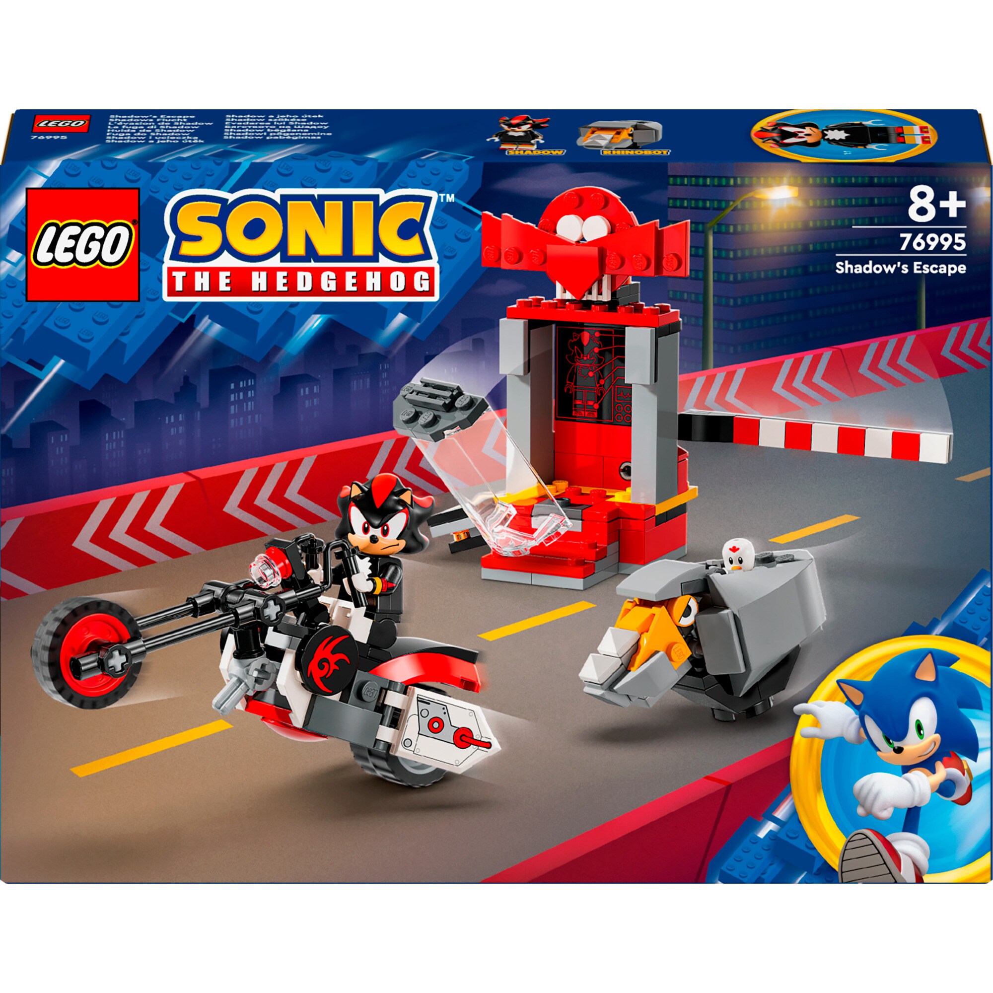 LEGO Konstruktionsspielzeug Sonic the Hedgehog Shadow the Hedgehog Flucht