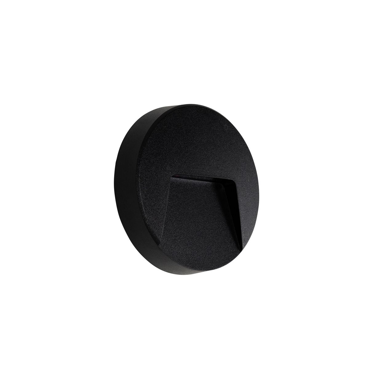 Set van 6 buiten wandlampen zwart rond incl. LED IP65 - Gem