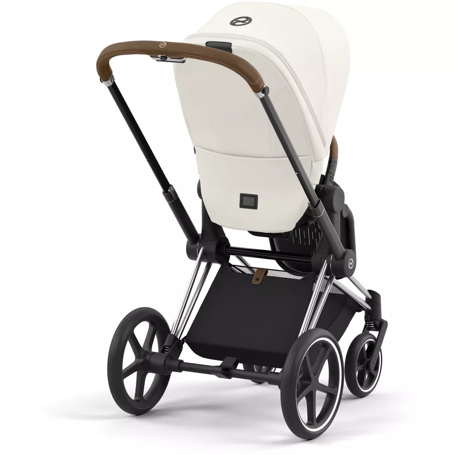 cybex PLATINUM Kombikinderwagen New Priam Chrome Brown Off White