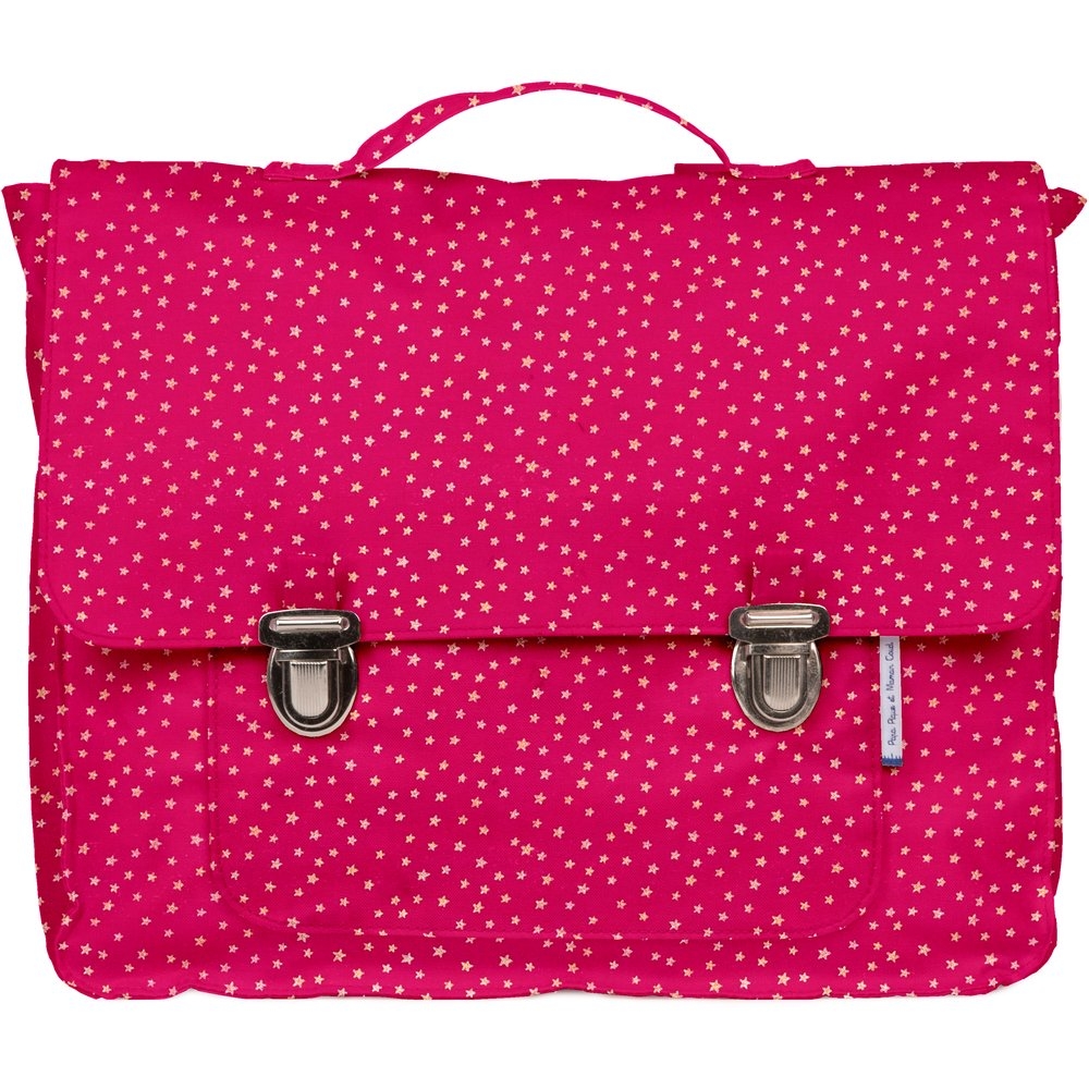 Cartable Etoile Or Fuchsia