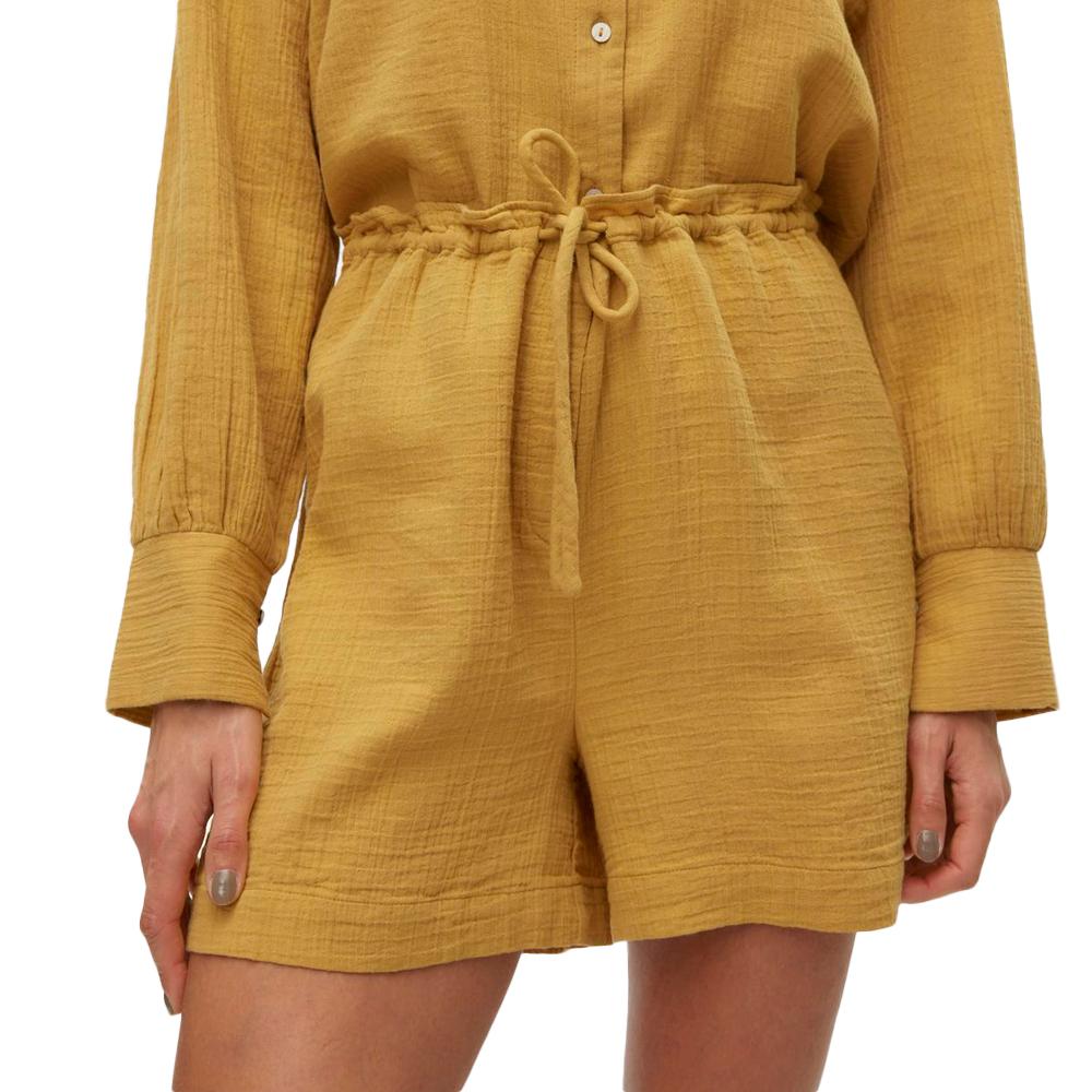 Vero Moda Short Jaune Femme Vero Moda Rikke