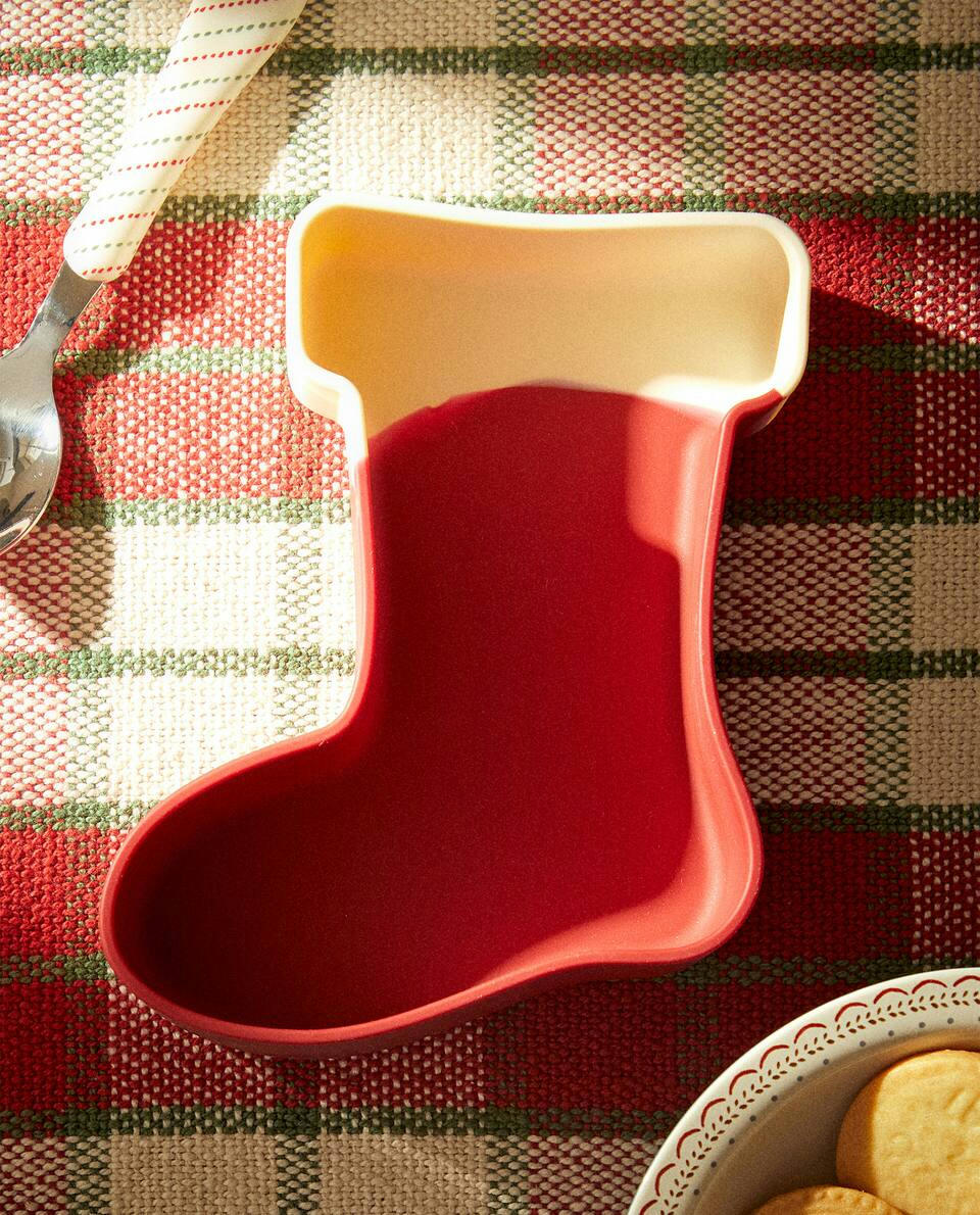 PLACA DE BOTA DE NATAL DE SILICONE
