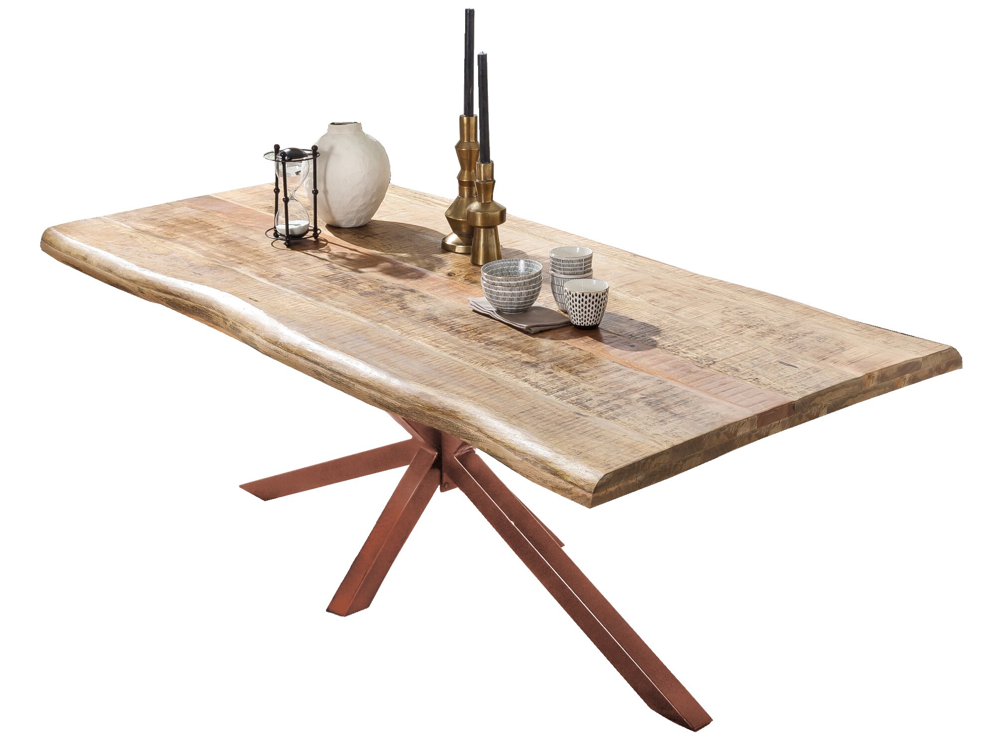 Tischplatte 100x200 Mangoholz Esstisch Schreibtisch DIY Esszimmer Küche Tisch