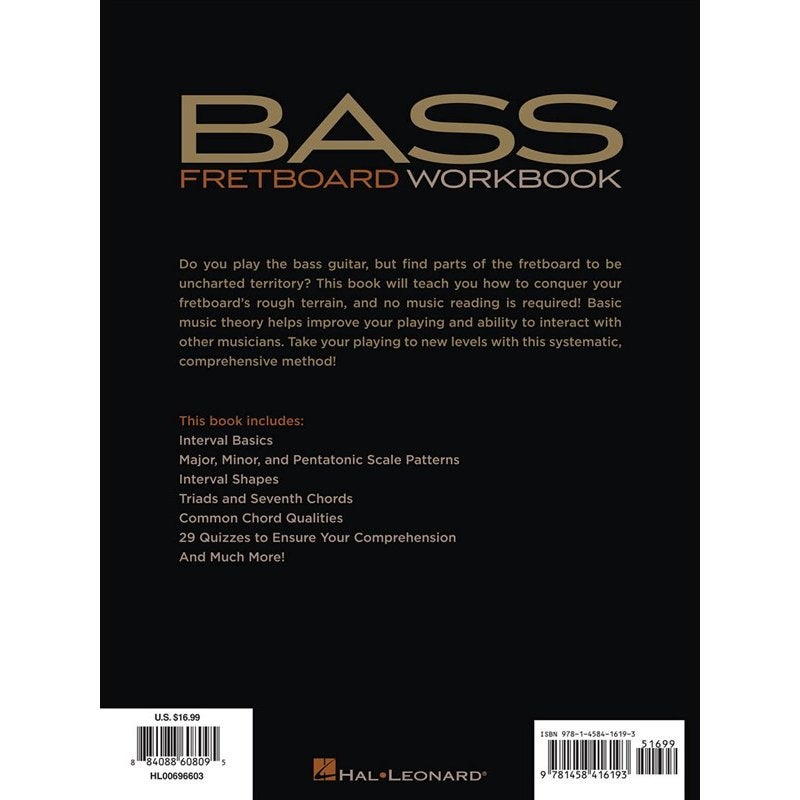 Hal Leonard - Chad Johnson - Bass Fretboard Workbook