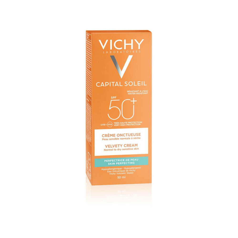 Vichy Capital Soleil Fluweelachtige Crème SPF 50+ Gezicht50 ml