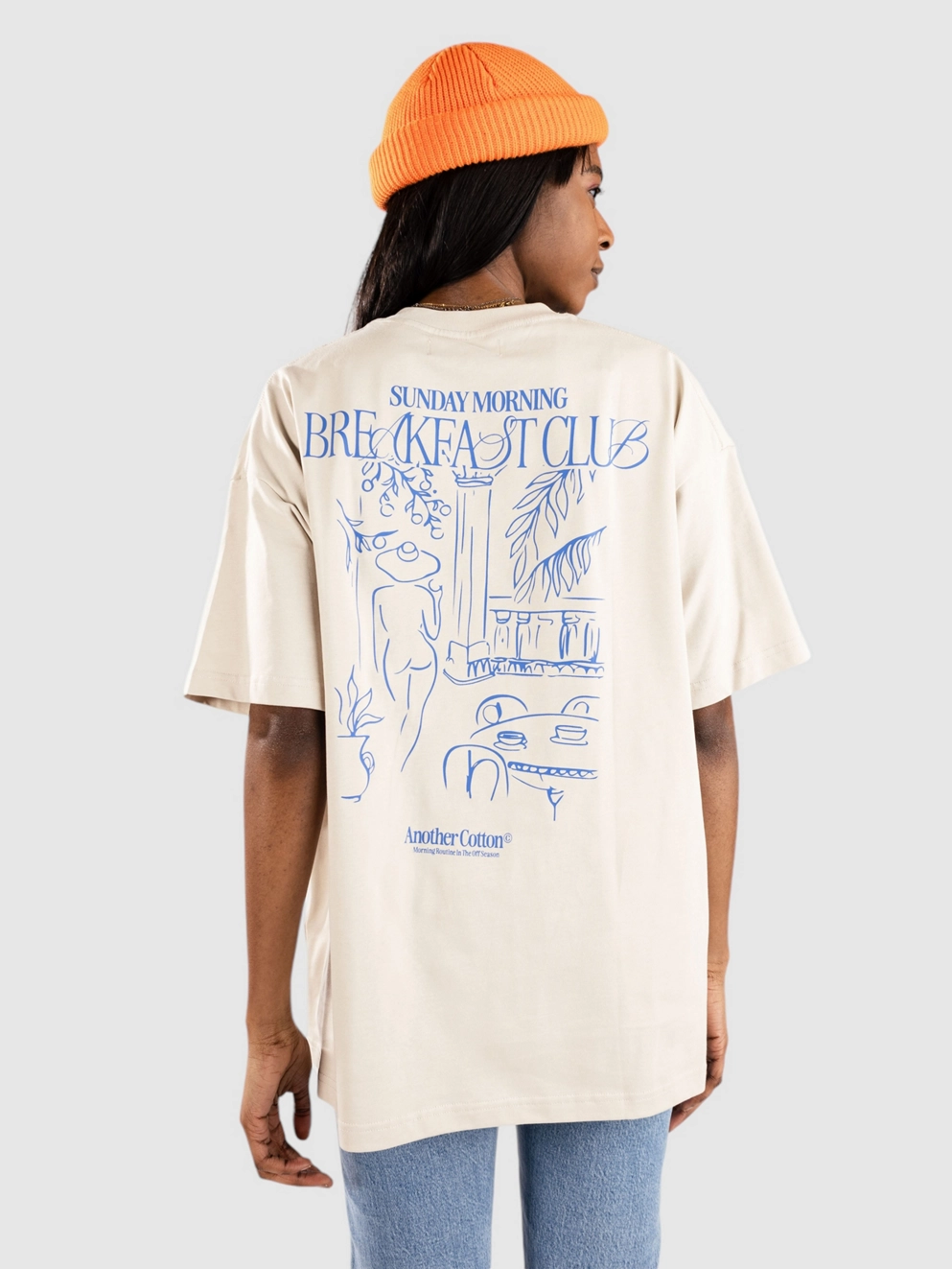 Another Cotton Lab Sunday Breakfast T-Shirt off white