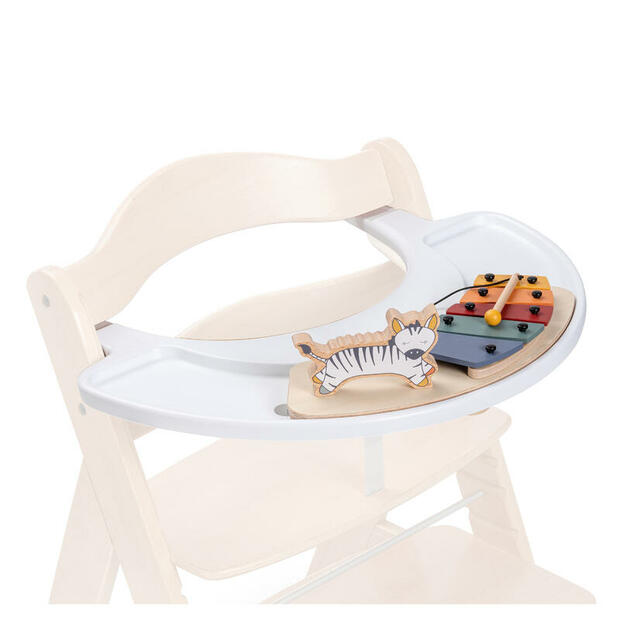 Plateau de Jeu musical Alpha Play Music Set Zebra White - HAUCK
