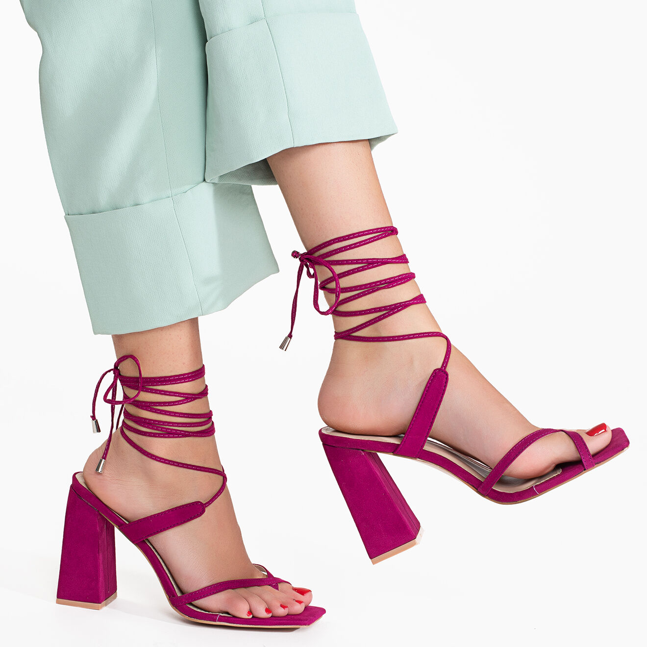 Celena Slingbacks Chenaya violettes - Talon 10.5 cm