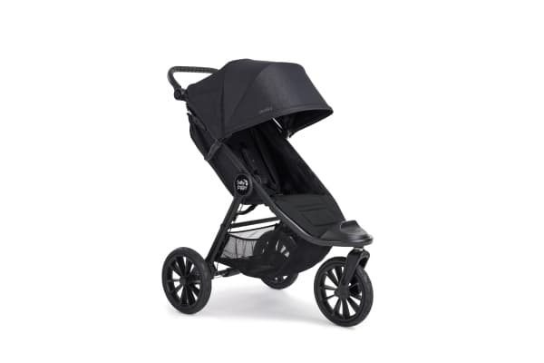 Baby Jogger city elite 2, Baldakin, For alle terreng, Alle kjønn, Uthulede hjul, Sammenleggbar, Sort