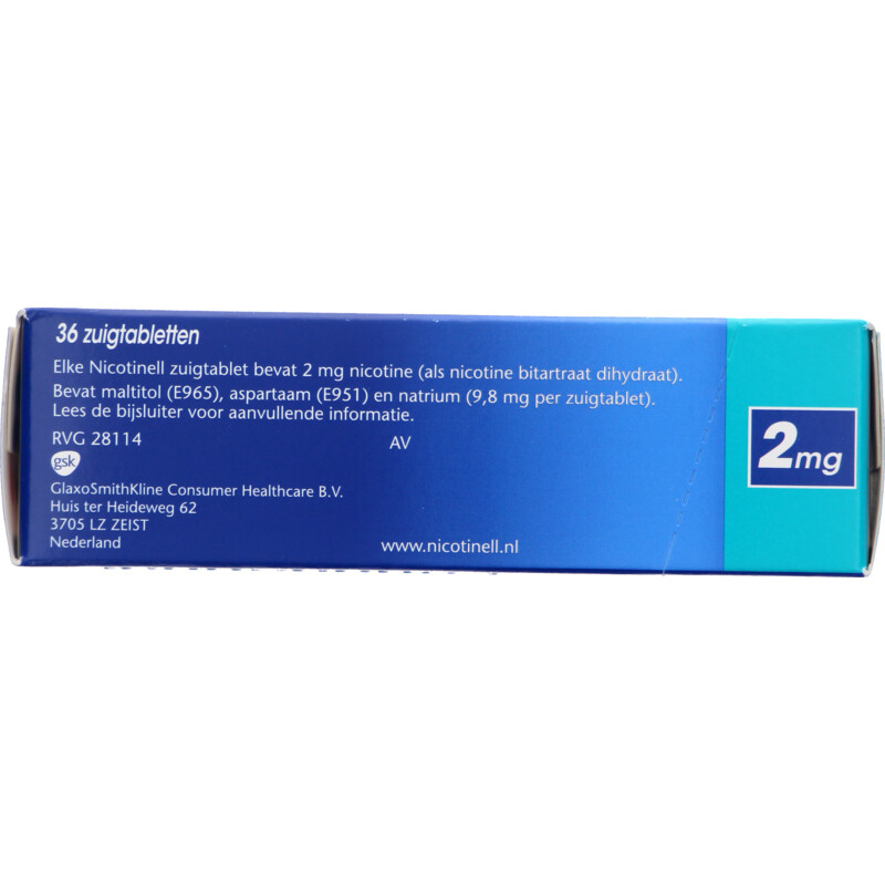 Nicotinell Mint nicotine zuigtablet 2mg
