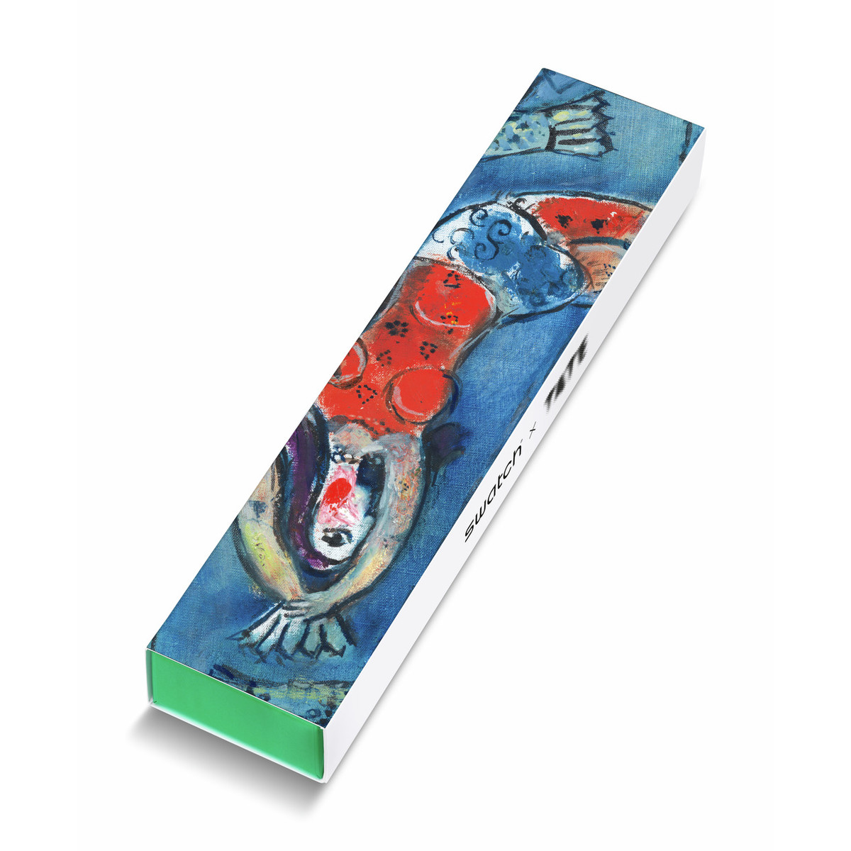 Montre SWATCH New gent bioceramic Chagall's blue circus homme bracelet silicone bleu