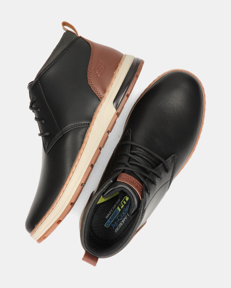 Skechers Evenston Renli Veterschoenen  - zwart