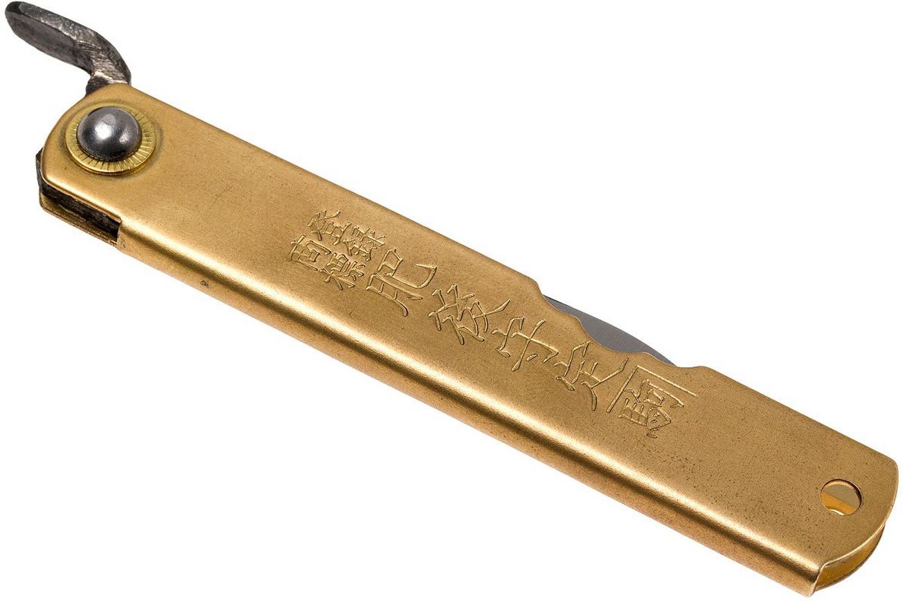 Higonokami zakmes 7,7 cm HIGO12BR, White paper steel