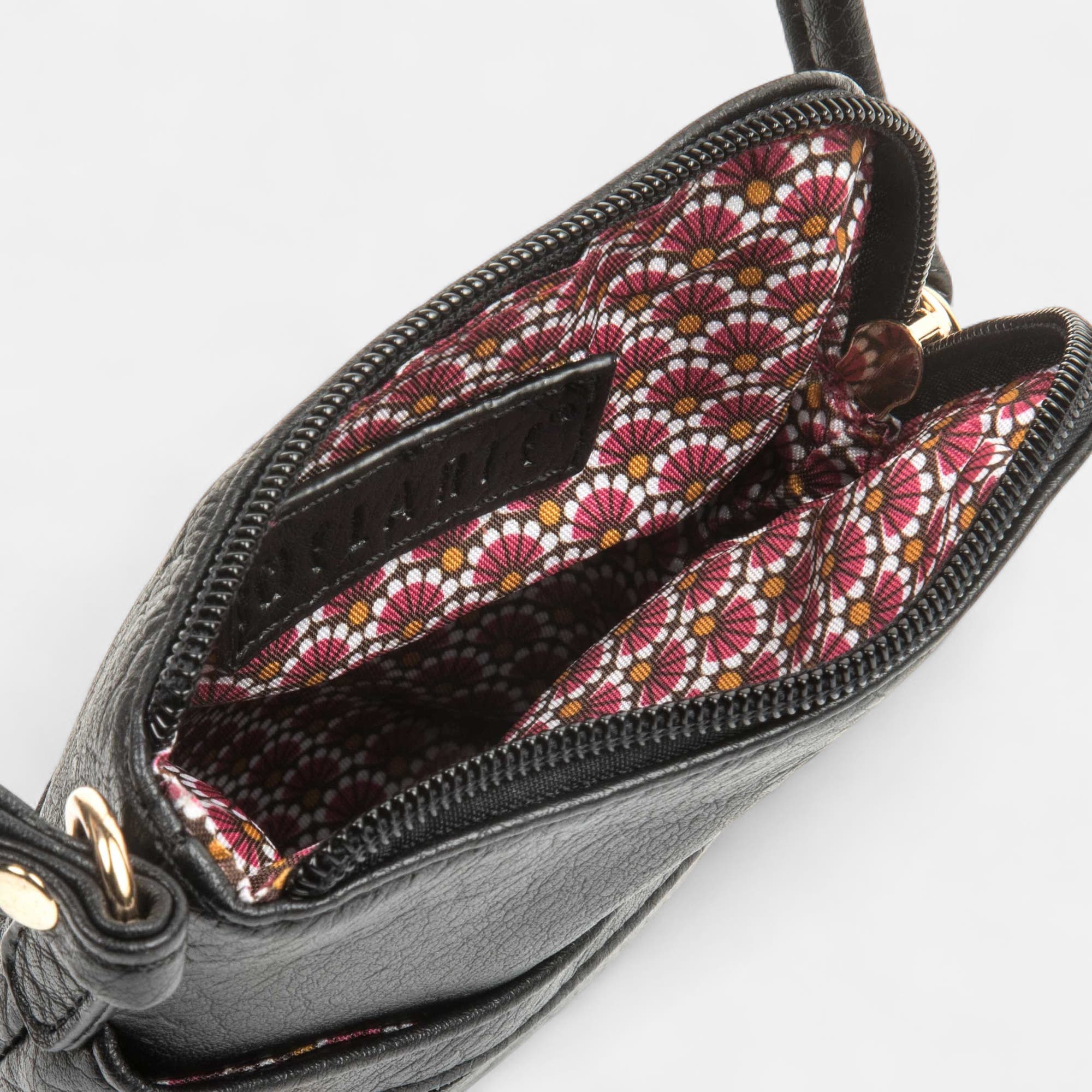 Pochette pour téléphone noir