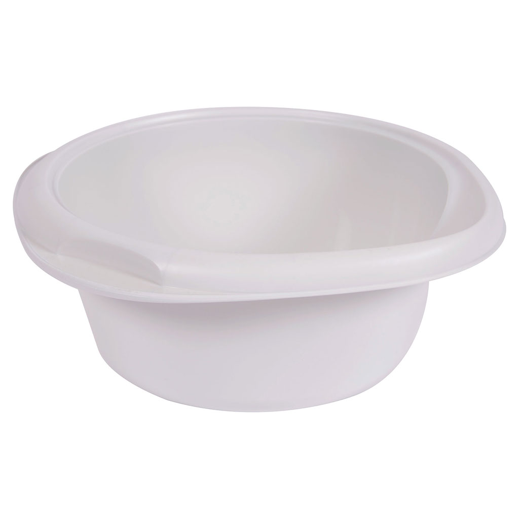 Bassine ronde ergonomique blanche 5.3L