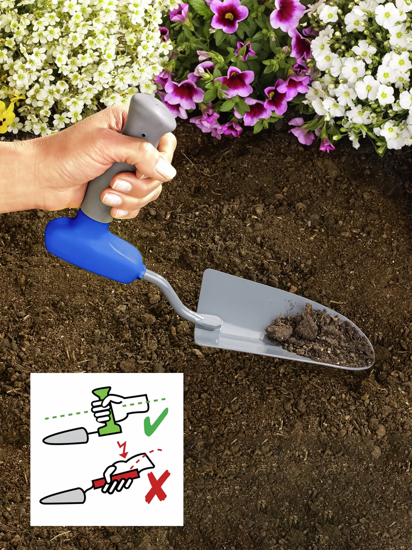 Ergonomisches Garten-Set 3tlg