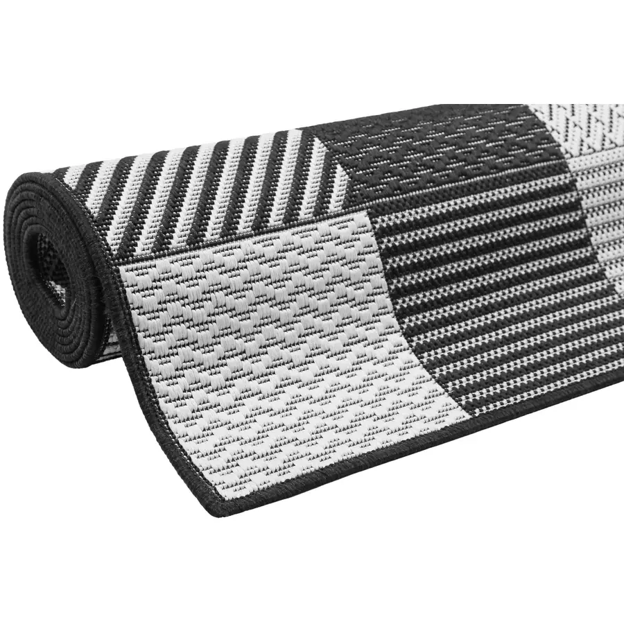 Esprit Outdoorteppich In & Outdoor Chester schwarz