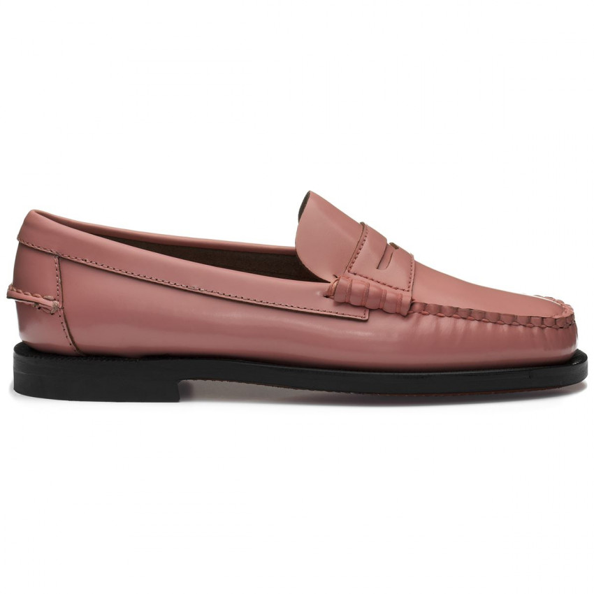 CLASSIC DAN PIGMENT PINK BLUSH MOCASSIN-Mocassin pour femme en cuir brossé