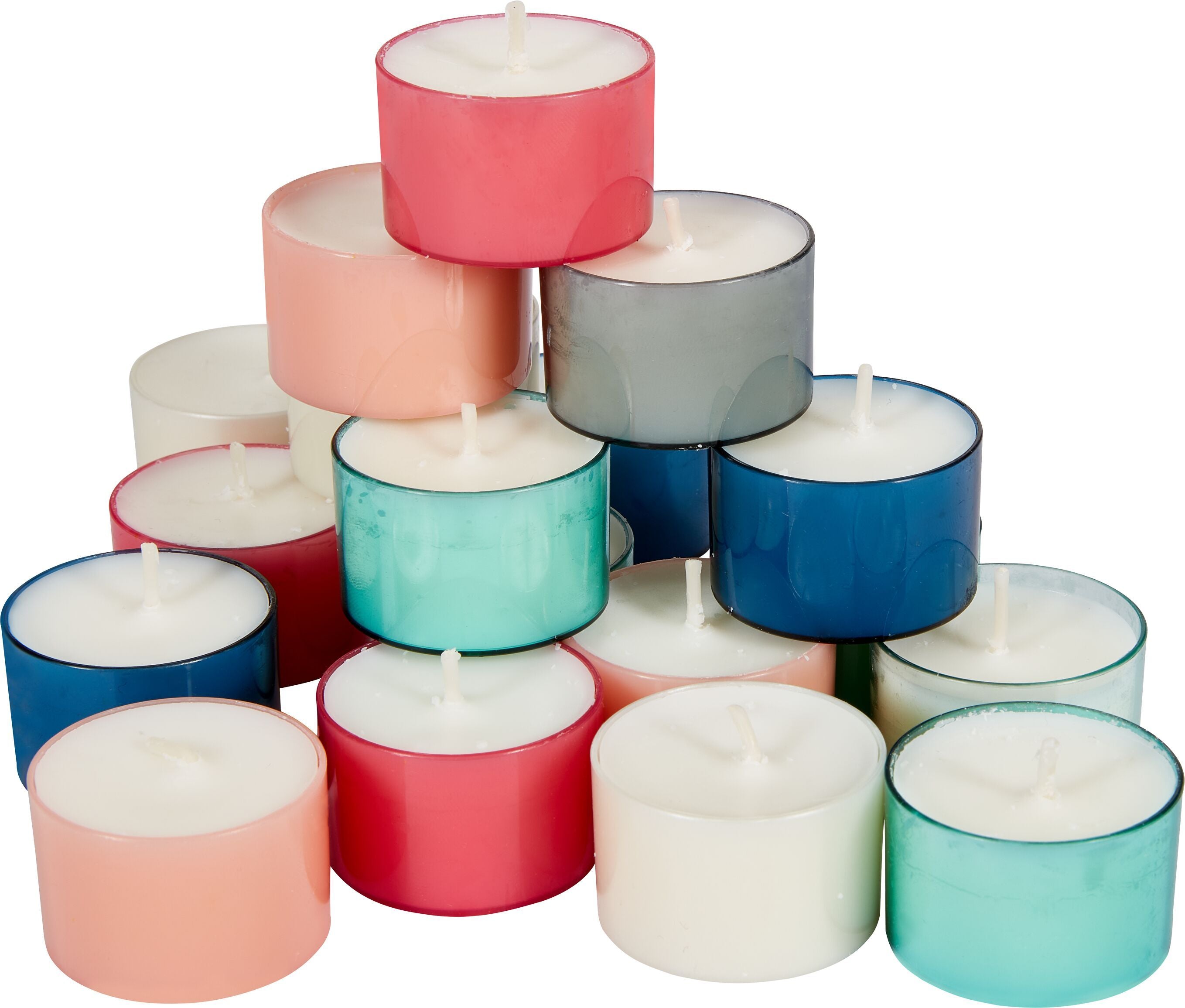 COLORLIGHTS Teelichter - Multicolor / B: 20.0 cm x T: 16.0 cm x H: 5.5 cm