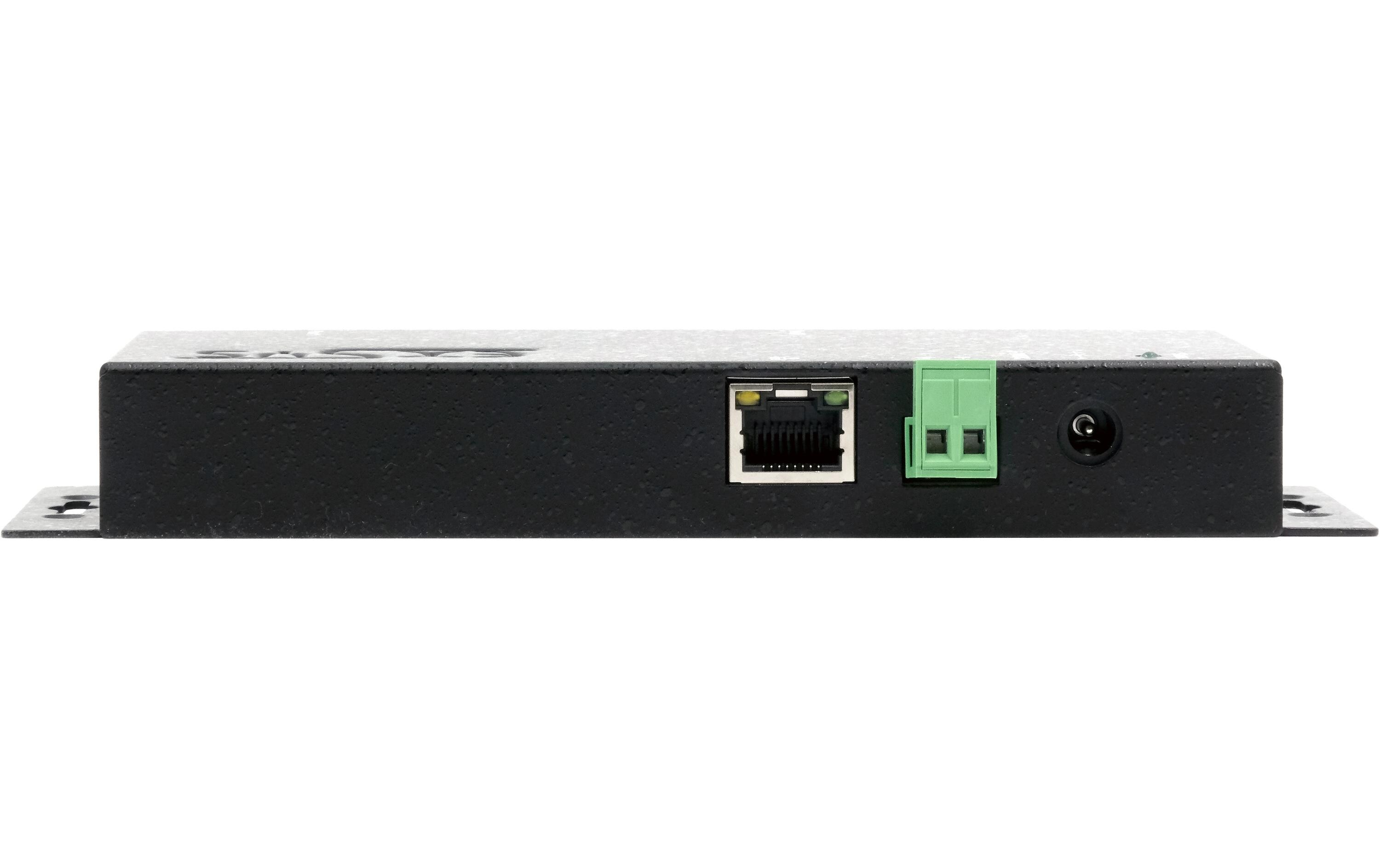 Serieller Geräteserver EX-6112-2PoE 2-Port-RS-232<br>Ethernet PoE zu 2x RS-232 port, inkl. 12V/3A Netzteil