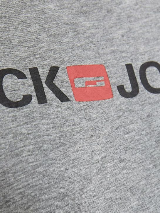 JACK & JONES T-Shirt Grau
