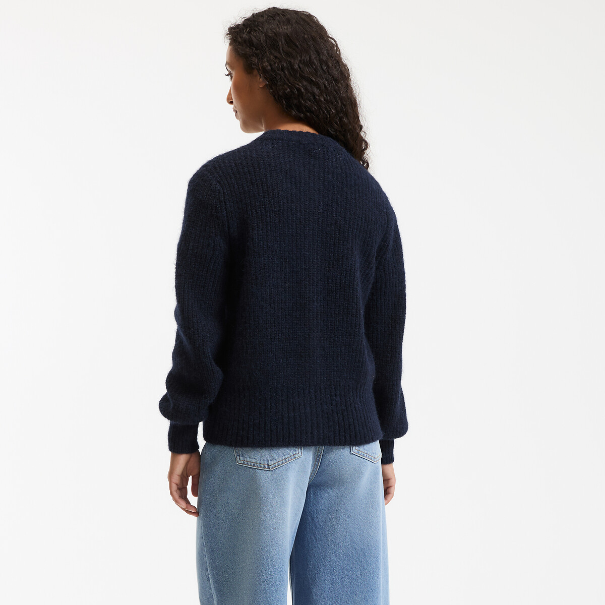 COLEÇÕES LA REDOUTE<br>Colete em malha mista de alpaca, Assinatura AMBROISE