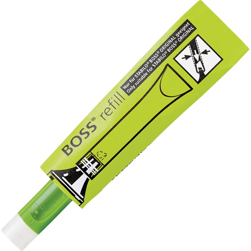 Recharges Stabilo Boss - Boite de 20 couleurs assorties