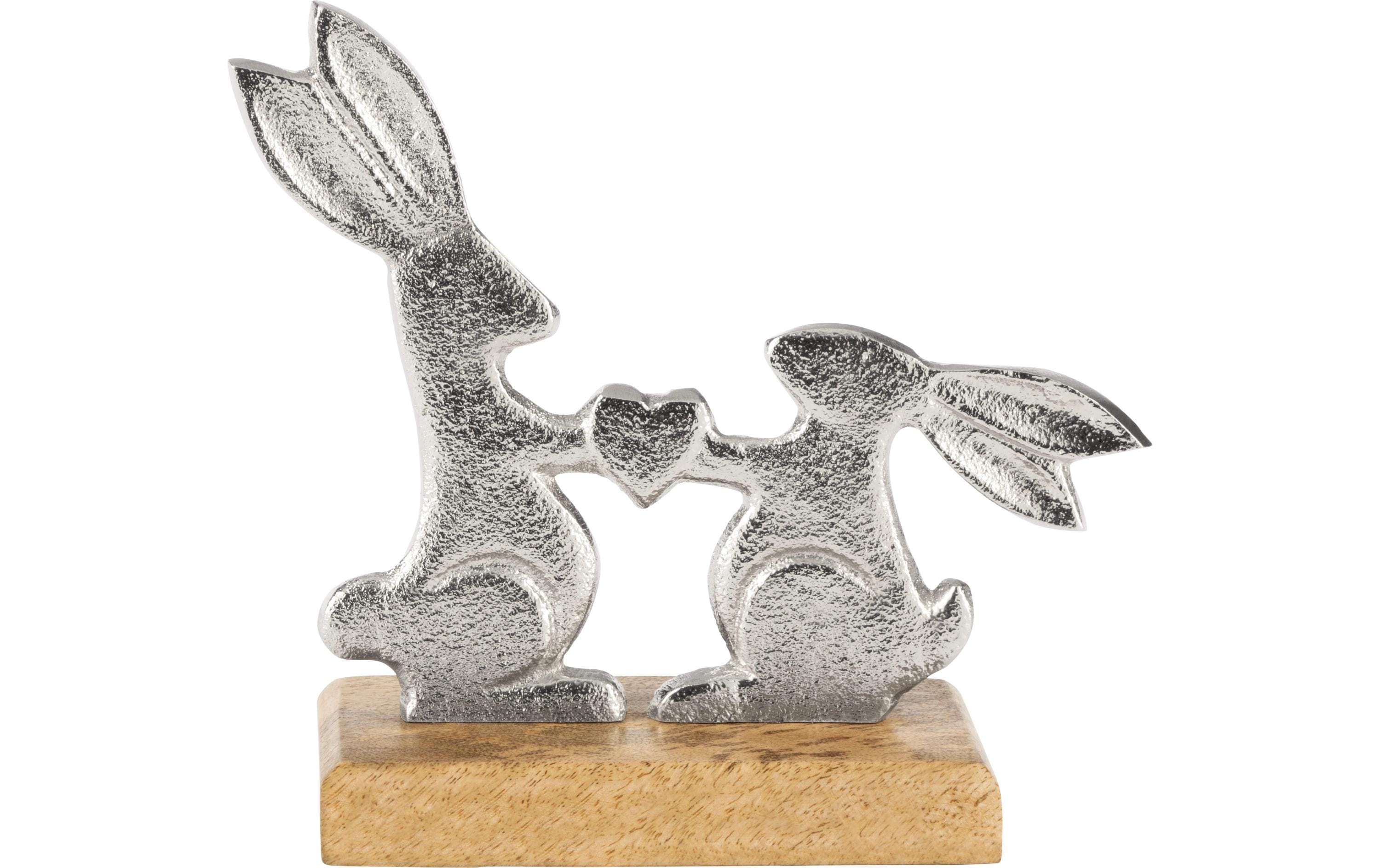 Aufsteller Amoatsy 15.3 cm, Braun, SilberDeko-Objekt
