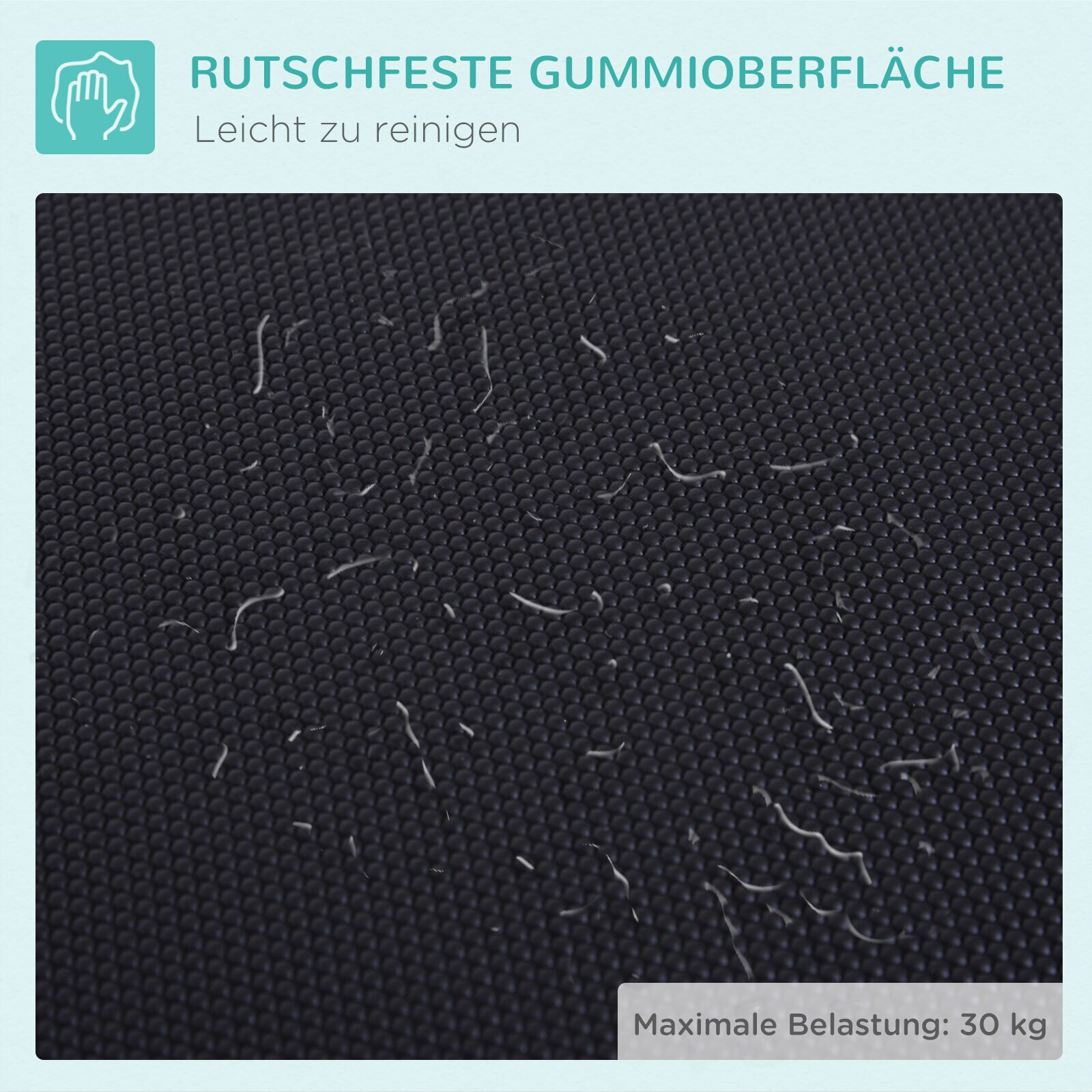 PawHut Trimmtisch klappbar schwarz, weiß, silber 81 x 48 x 80 cm (BxTxH)