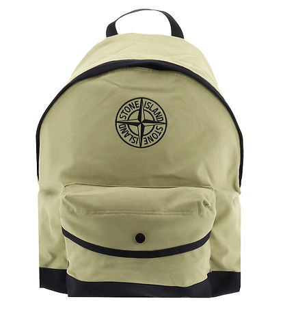 Stone Island Rucksack - Grün/Schwarz m. Logo