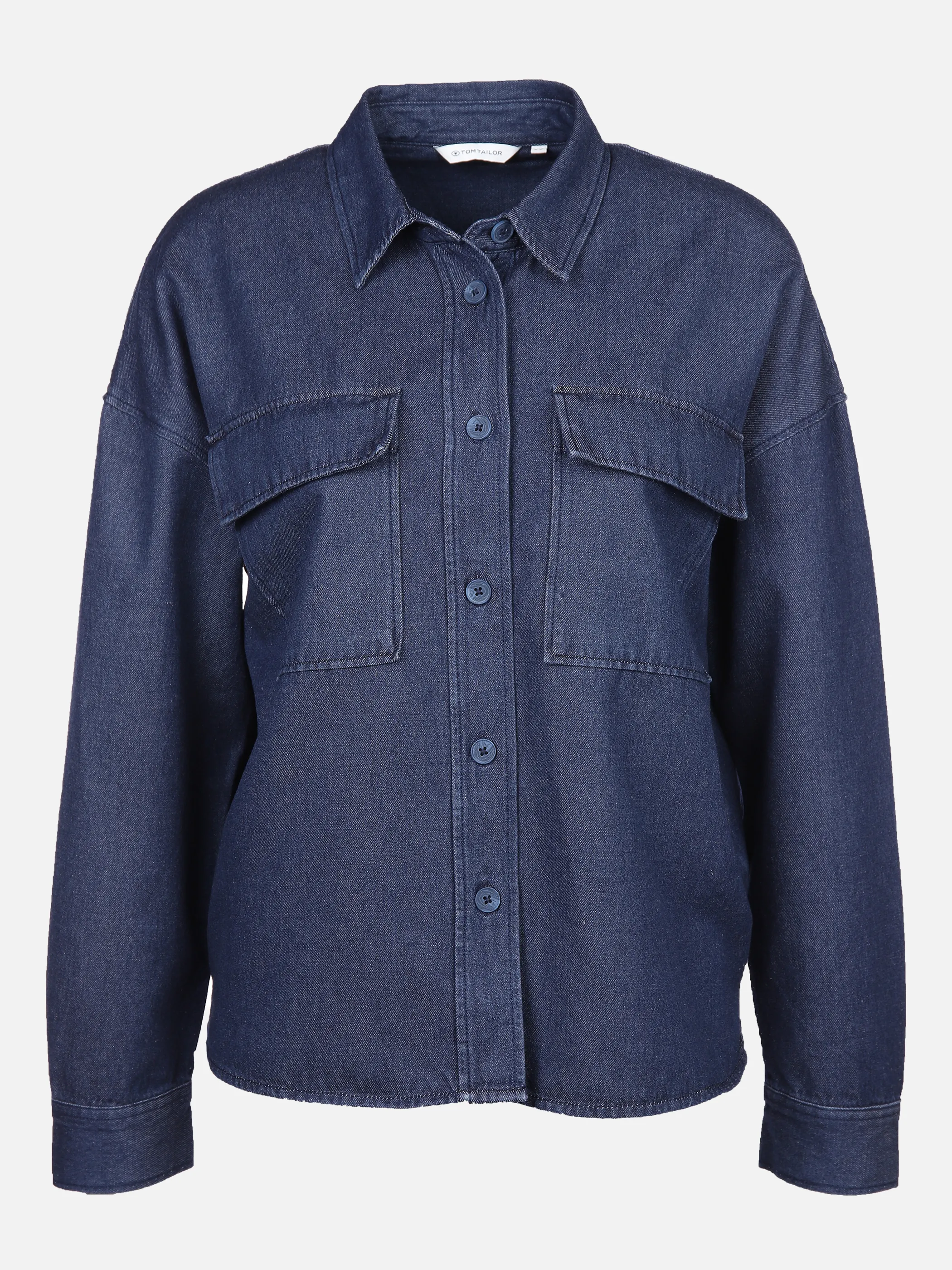 Damen Denimbluse mit Brusttaschen