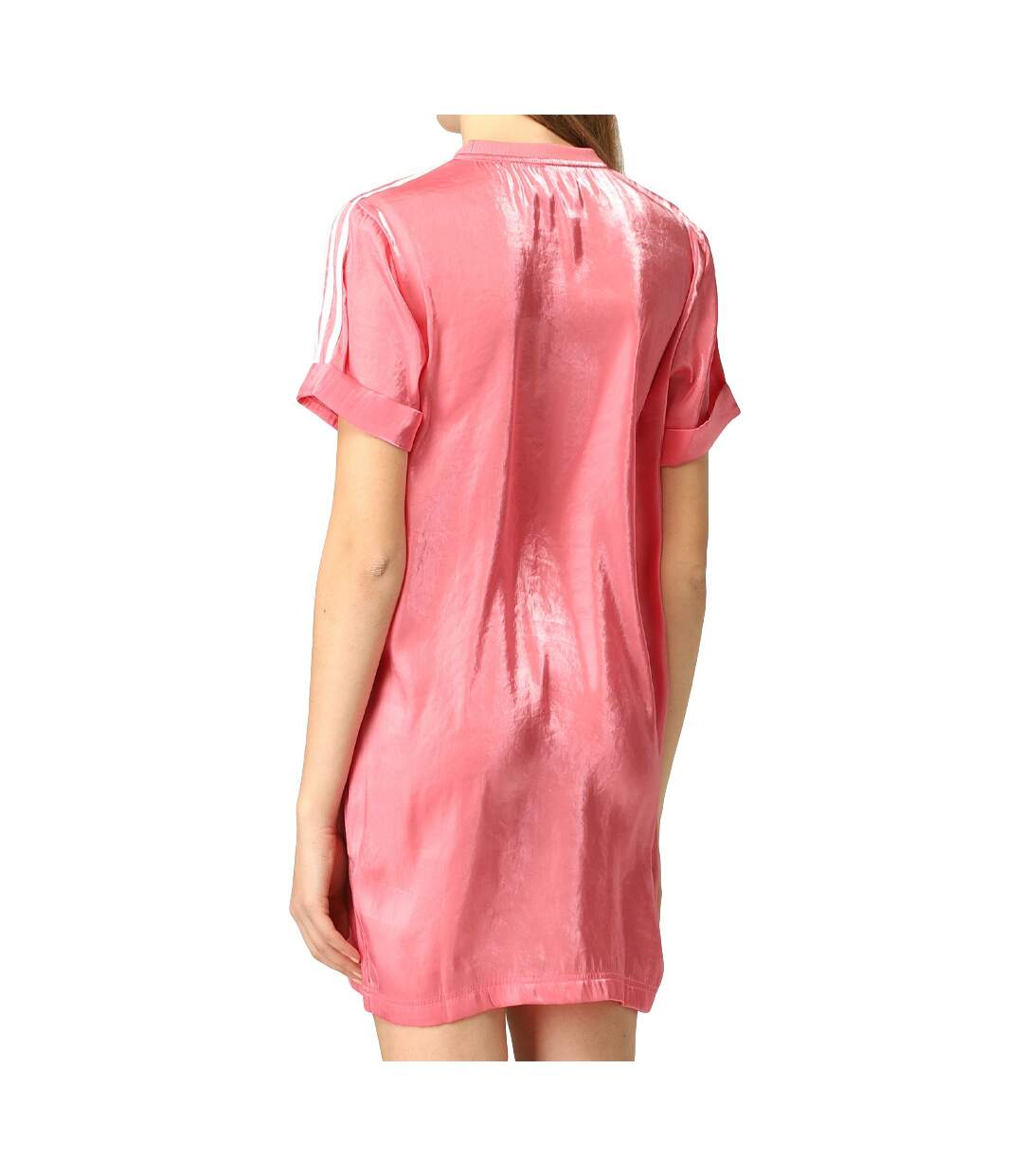 Robe Tee Shirt Rose Femme Adidas H20473