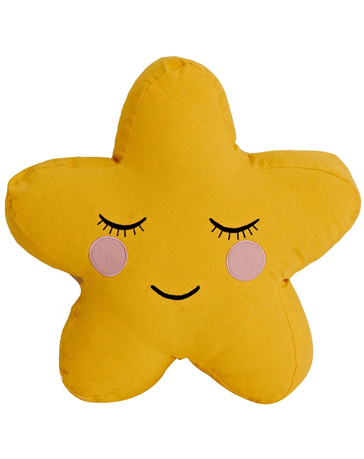 Kissen STAR (45x43) in gelb