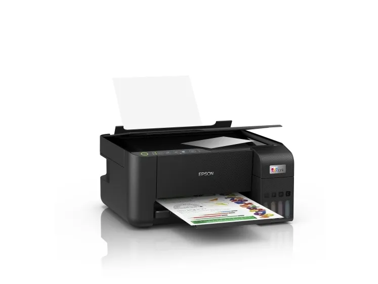[OUTLET] - Epson EcoTank ET-2812 - Multifunktionsprinter - farve - blækprinter - kan genopfyldes - A4 (medie) - op til 10 spm (udskriver) - 100 ark - Wi-Fi - sort