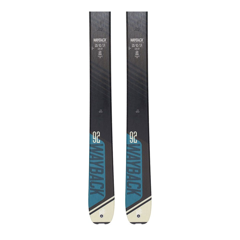 K2 WAYBACK 92 - Skis randonné Homme black/white/blue