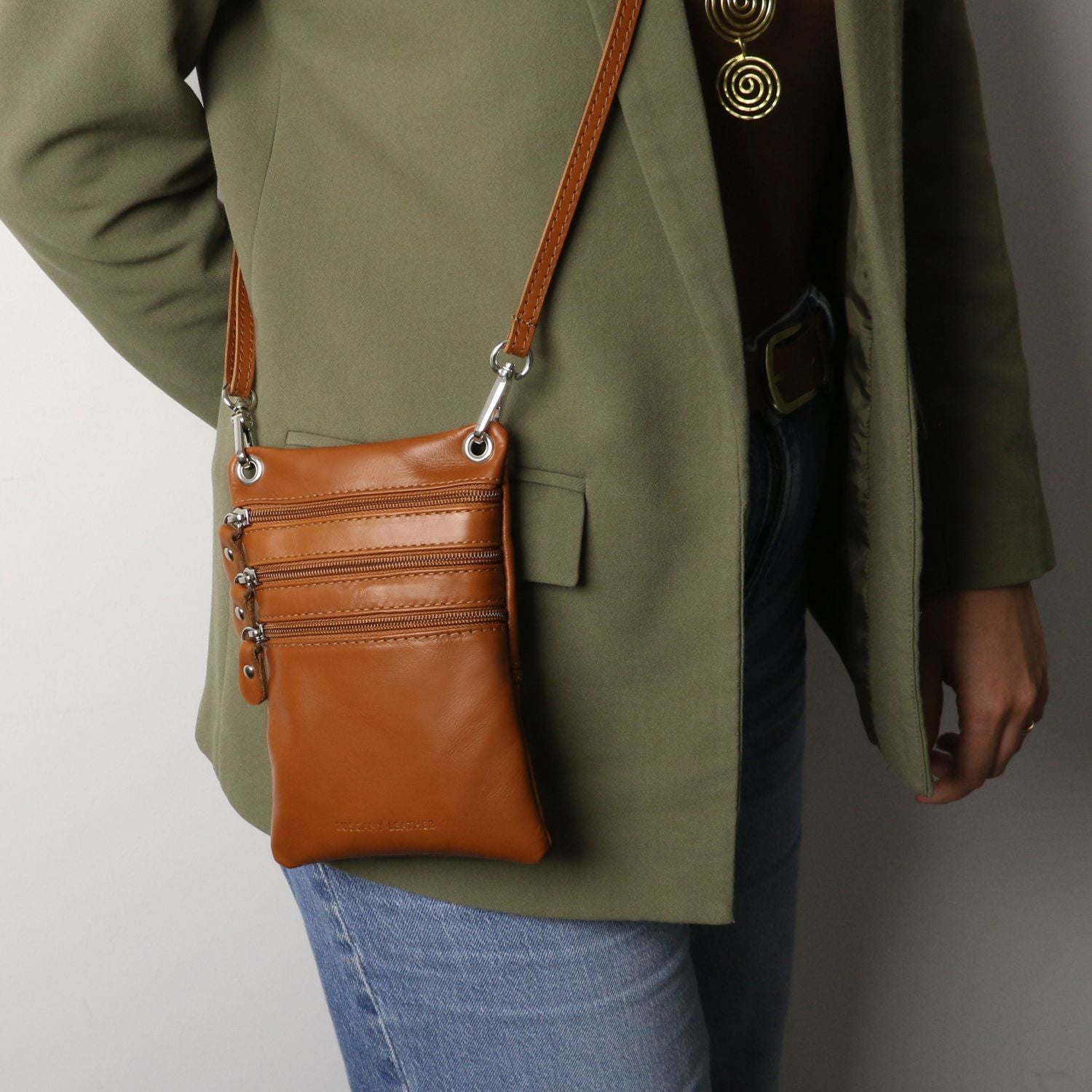 TL142432 – TL Bag – Soft leren Mini cross bag