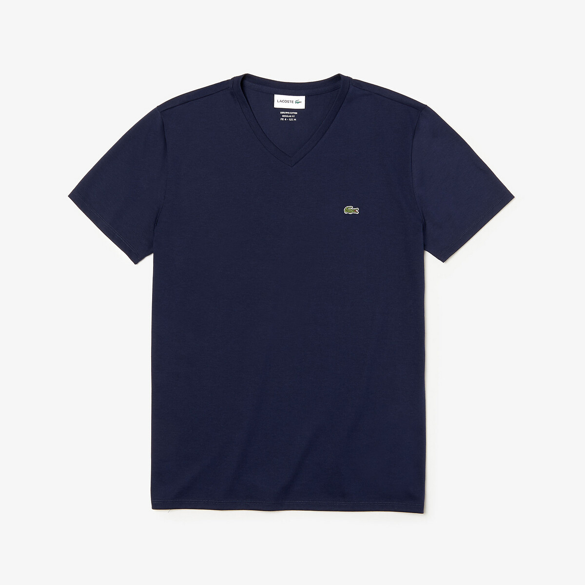 LACOSTE<br>Camiseta com decote em V em jerseykatoen
