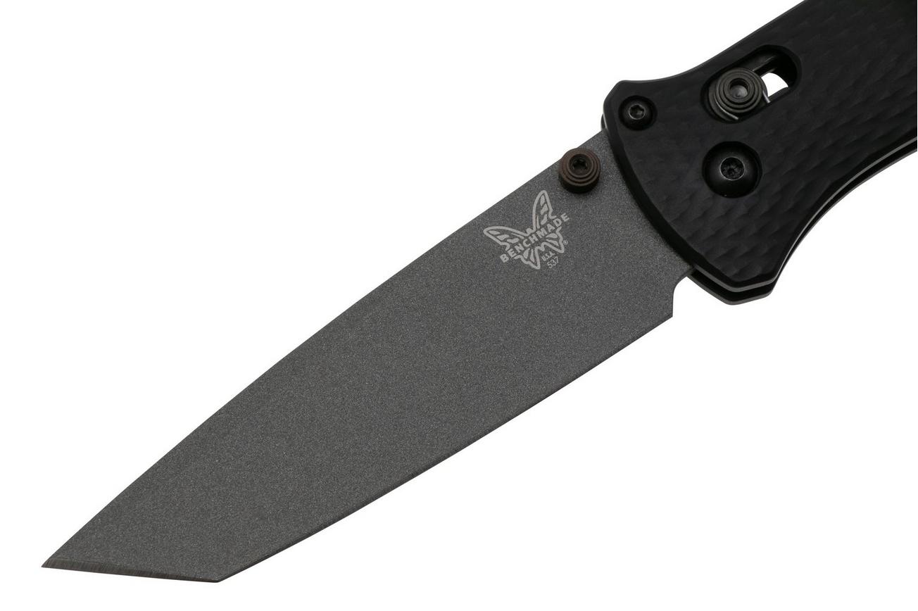 Benchmade Bailout 537GY-03, CPM-M4, Black Aluminium, zakmes