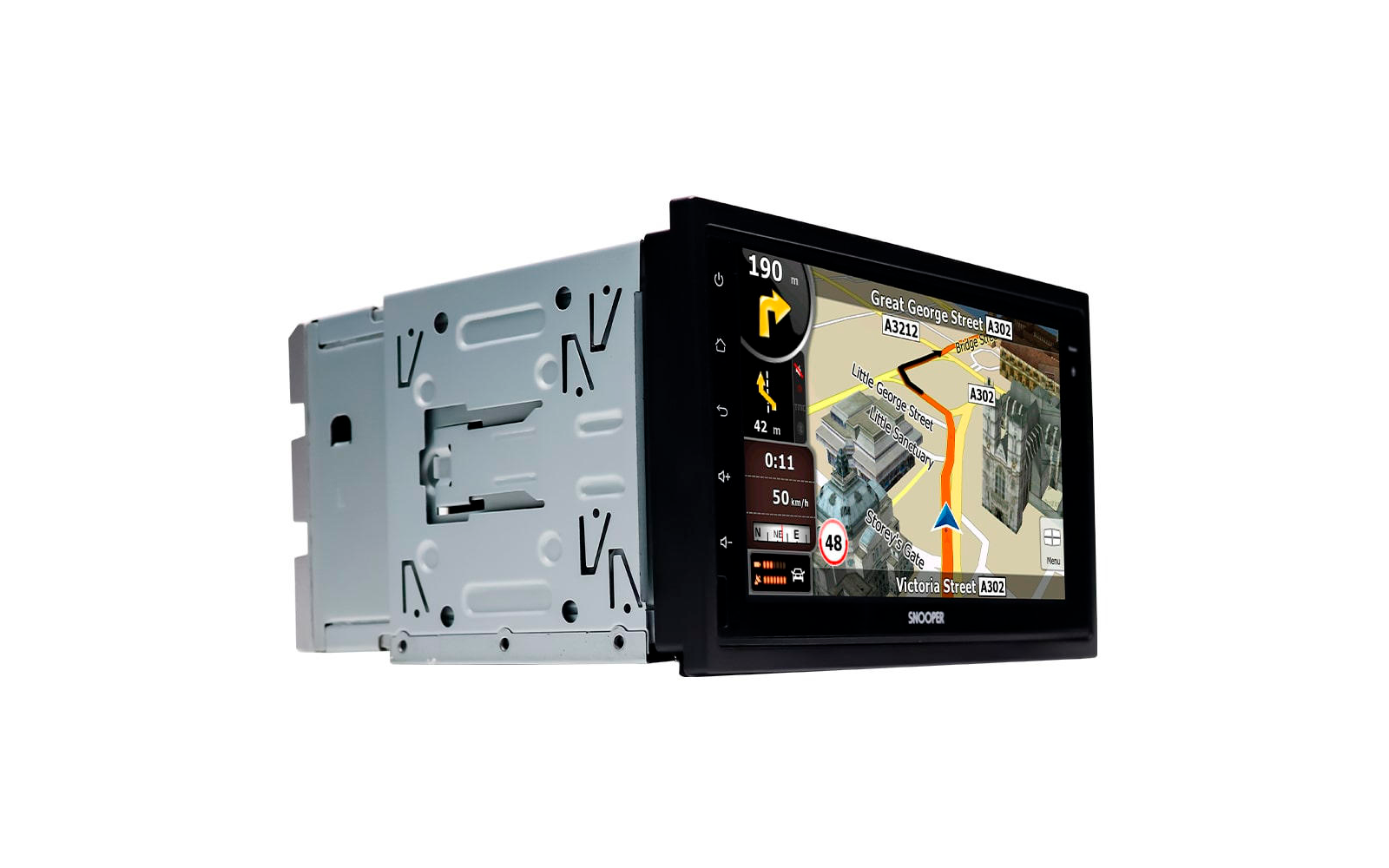 Snooper SMH Multimedia-Navigation 7 Zoll DAB+ Festeinbaugerät