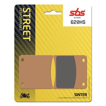 Plaquettes de freins SBS 620HS Sinter Métal Fritté avant