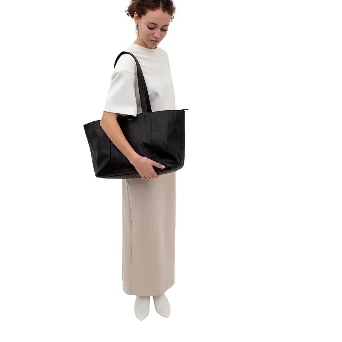 LouLou | Valerie | Leren shopper