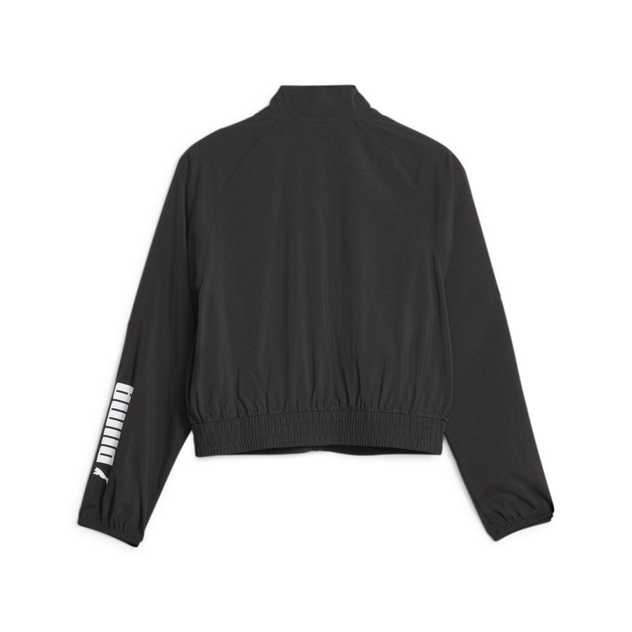 Puma Fit Woven Fashion Jacket Black-White